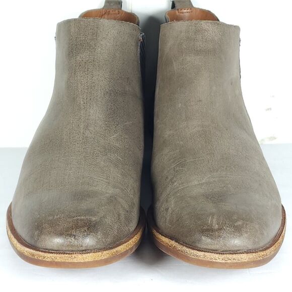 Kork Ease Women's Kama US 8,5M Taupe Leather Chelsea Ankle Booties Boots - Picture 4 of 14